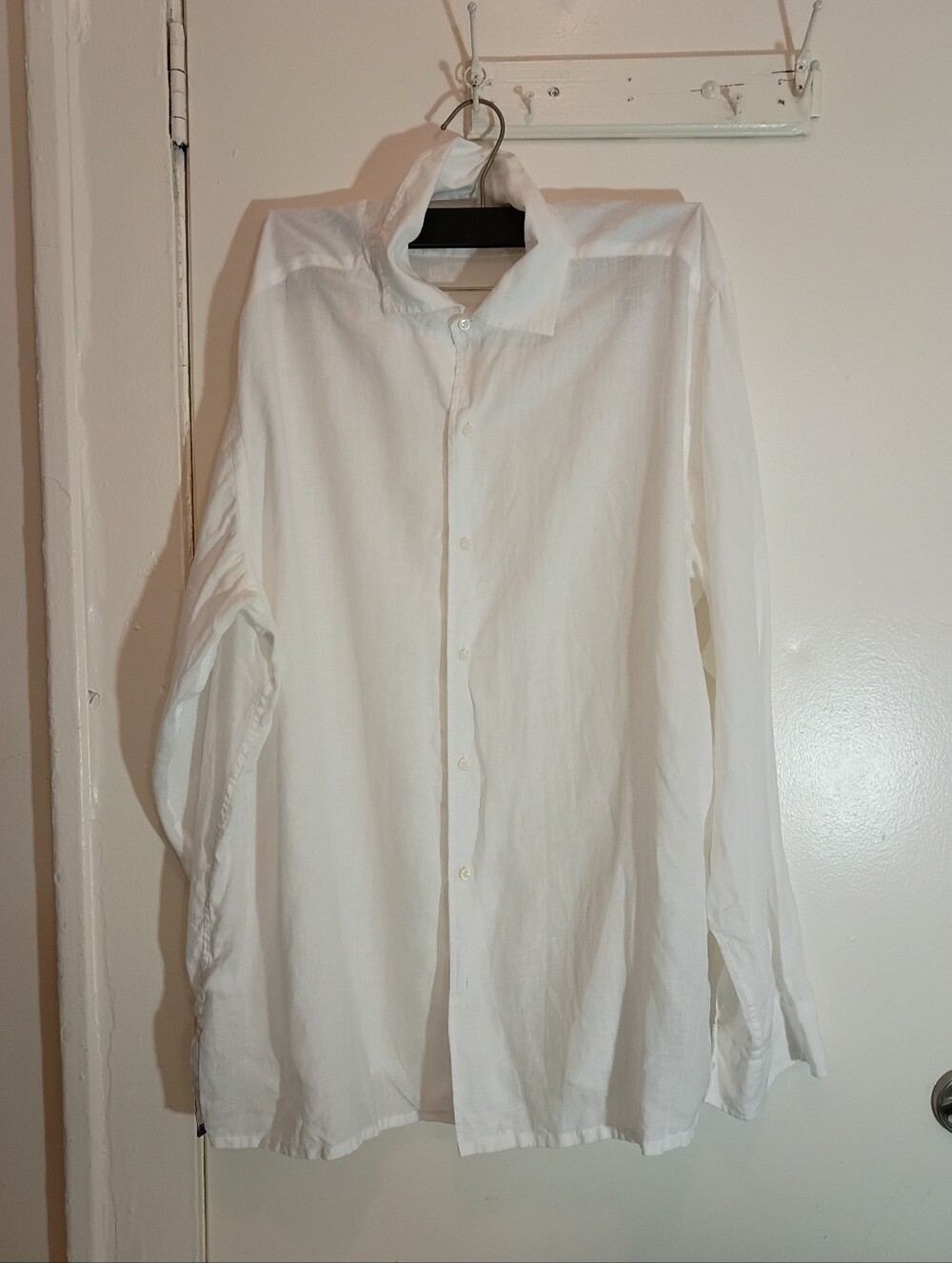 Ralph Lauren Purple Label 100% Linen Men's Luxury Shirt Size XL - Picture 4 of 8